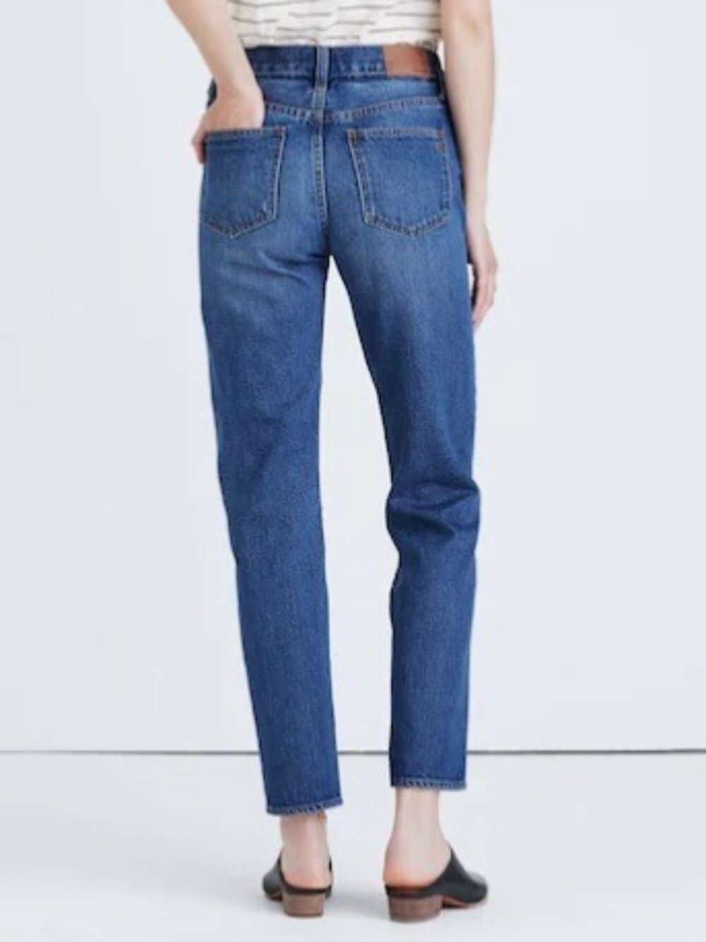 Madewell The Perfect Vintage Jeans Size 24 Casual Capsule Dark Wash Preppy Blue - Picture 2 of 10